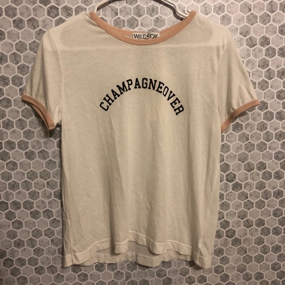 NWT WildFox Champagne Graphic Tee - Picture 3 of 7